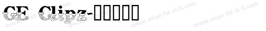 GE Clipz字体转换